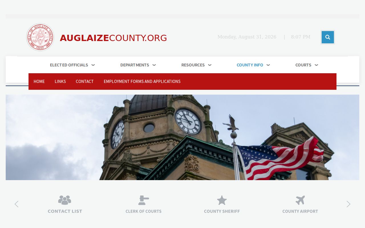 Auglaize County court docket county history context