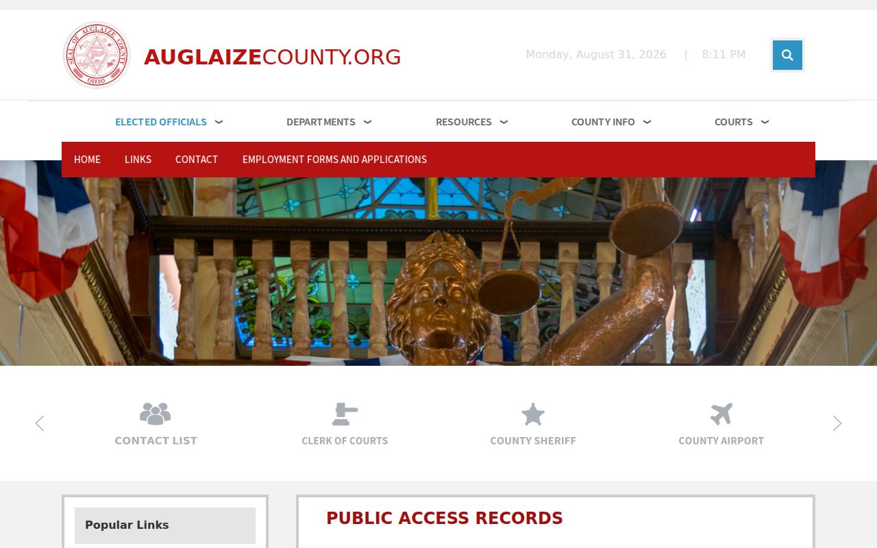 Cridersville court records county public access routes